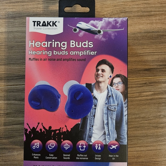 Blue Hearing Buds Amplifier - Picture 1 of 3
